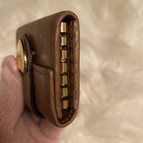 GUCCI Guccissima Gold Heart Card Key Holder Wallet - Picture 7 of 12